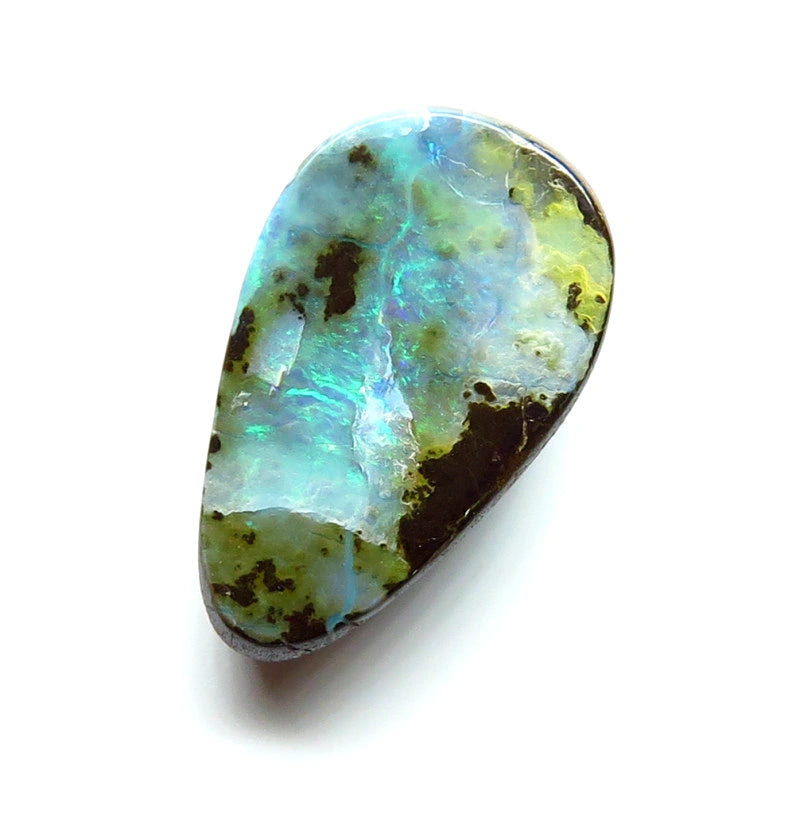 Queensland Boulder opal Polished Gemstone 3.2cts From Winton 14x9x3mm BFC43