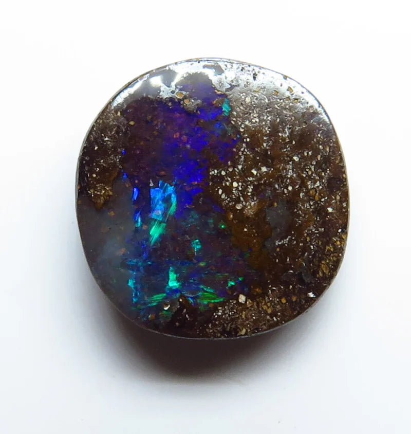 Australian Queensland Boulder opal Polished Gemstone 3.95cts From Winton 12x12x3mm BFC02