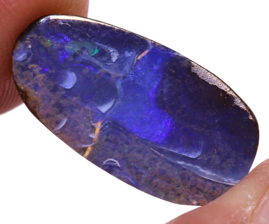 Australian Queensland Boulder opal Polished Gemstone 4.5cts From Winton 17x9x3mm BFC23