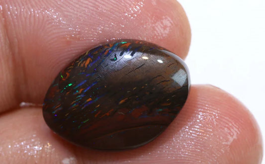 Australian Queensland  Boulder Matrix opal Polished Gemstone 21cts From Koroit 22x15x7mm BFC35