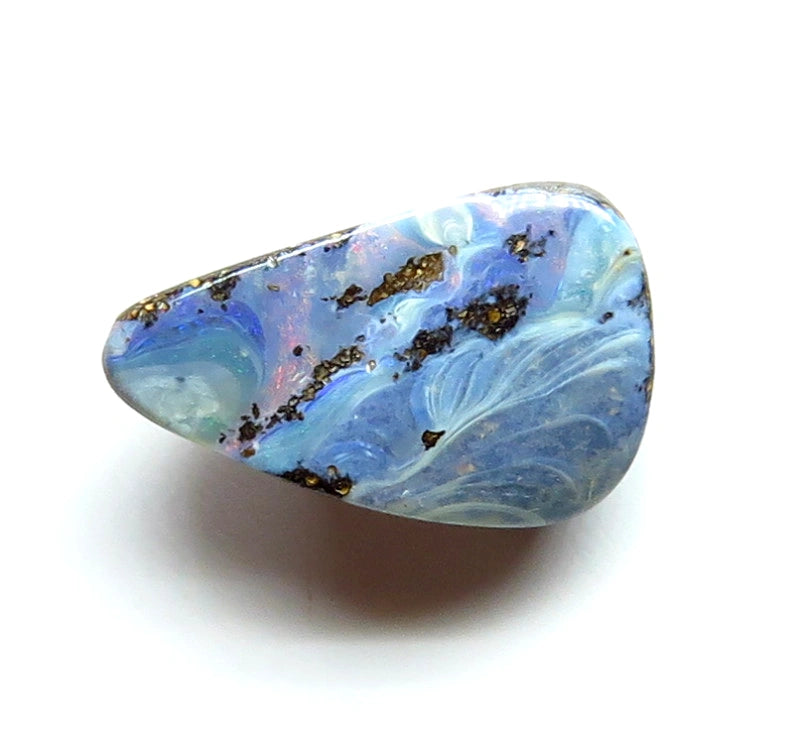 Queensland Boulder opal Polished Gemstone 1.50cts From Winton 11x7x3mm BFC53