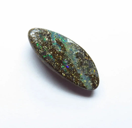 Australian Queensland Boulder opal Polished Gemstone 2.1cts From Winton 15x6x3mm BFC13