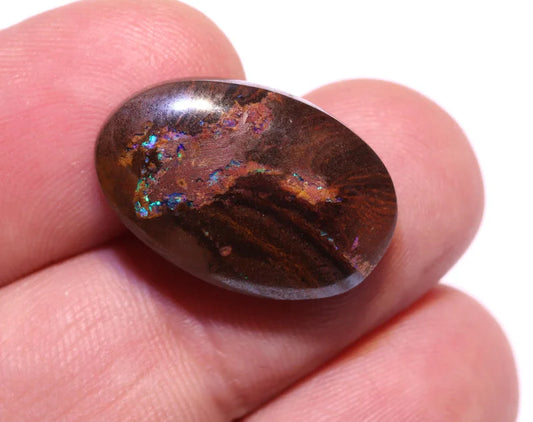 Australian Queensland  Boulder Matrix opal Polished Gemstone 20cts From Koroit 23x15x6.5mm BFC29