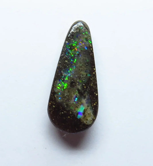 Australian Queensland Boulder opal Polished Gemstone 2.3cts From Winton 14x6x3mm BFC10