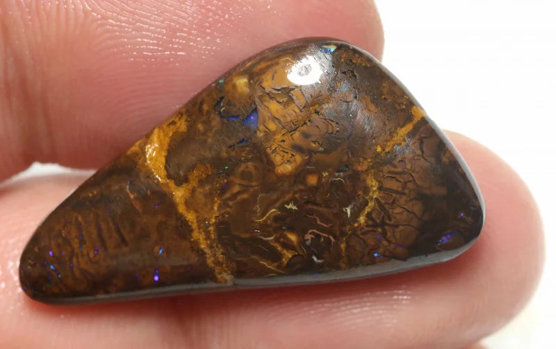 Australian Queensland  Boulder Matrix opal Polished Gemstone 33cts From Koroit 34x17x8mm BFC34