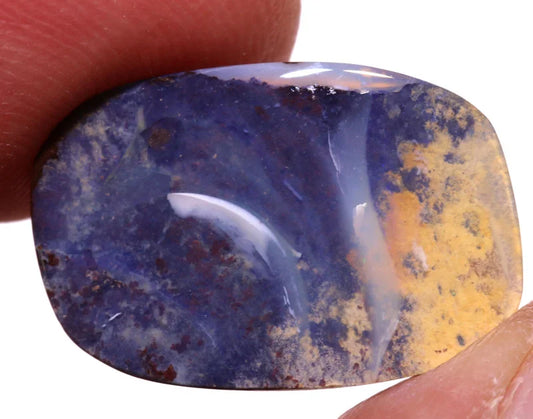 Australian Queensland Boulder opal Polished Gemstone 11.4cts From Winton 19x12.5x4.5mm BFC16