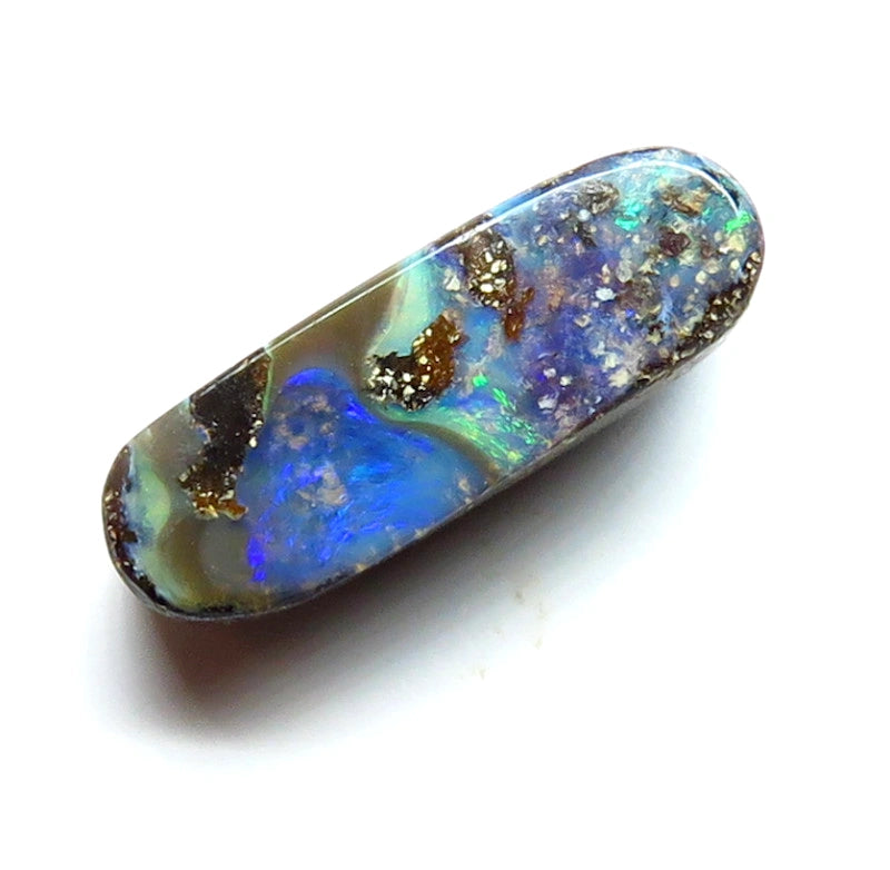 Queensland Boulder opal Polished Gemstone 1.5cts From Winton 13x4x2mm BFC45