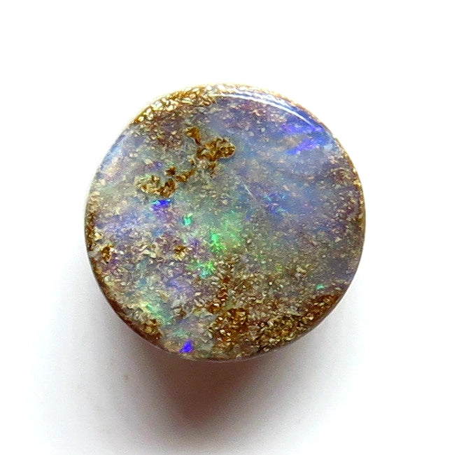 Queensland Boulder opal Polished Gemstone 1.2cts From Winton 8x8x2mm BFC44