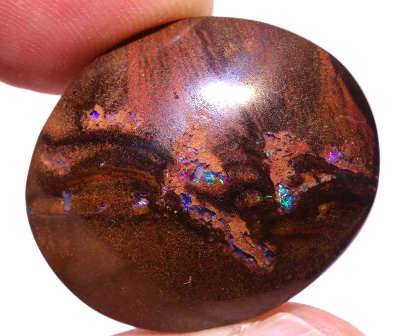 Australian Queensland  Boulder Matrix opal Polished Gemstone 33cts From Koroit 26x22x6.5mm BFC27