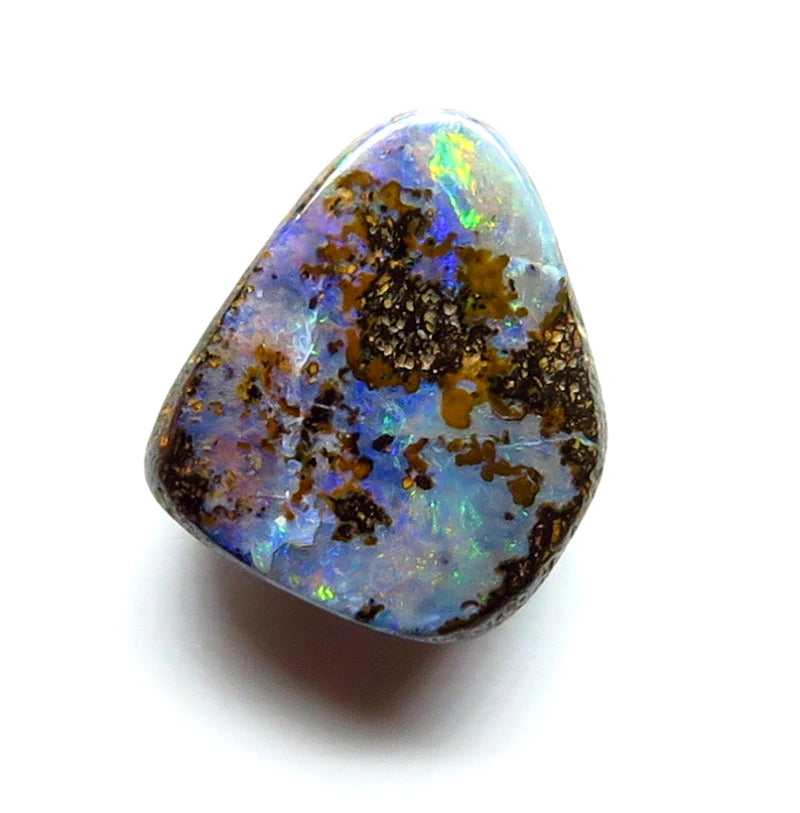 Queensland Boulder opal Polished Gemstone 1.45cts From Winton 9x7x2mm BFC52