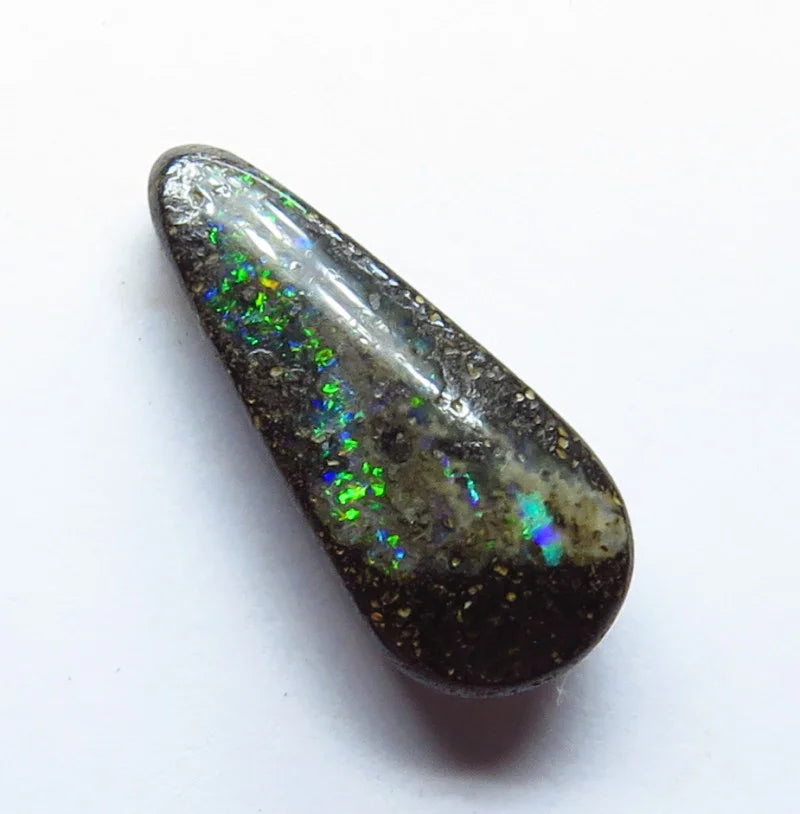 Australian Queensland Boulder opal Polished Gemstone 2.3cts From Winton 14x6x3mm BFC10