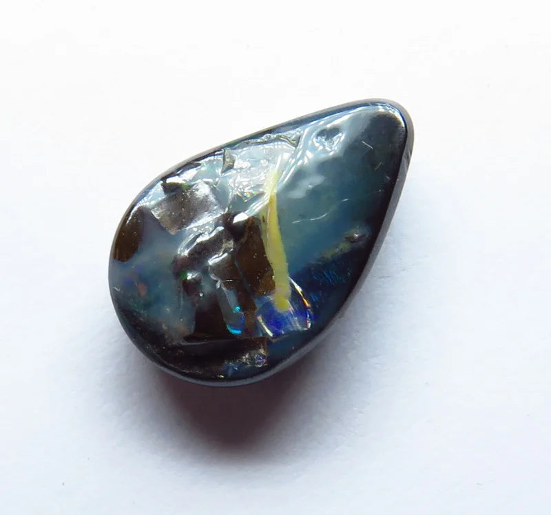 Australian Queensland Boulder opal Polished Gemstone 4.4cts From Winton 13x8x4mm BFC11