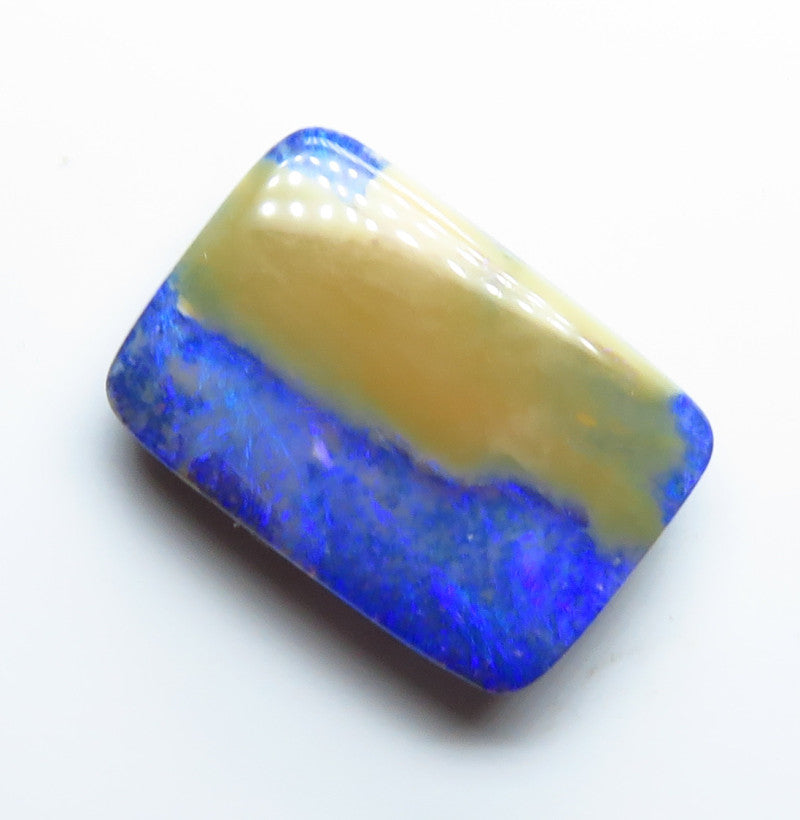 Australian Queensland Boulder opal Polished Gemstone 3.97cts From Winton some nice blue colours 13x9x3mm BFO39