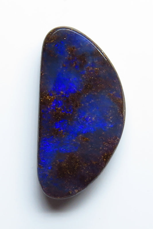 Australian Queensland Boulder opal Polished Gemstone 4.25cts From Winton some nice blue colours 16x8x3mm BFO30