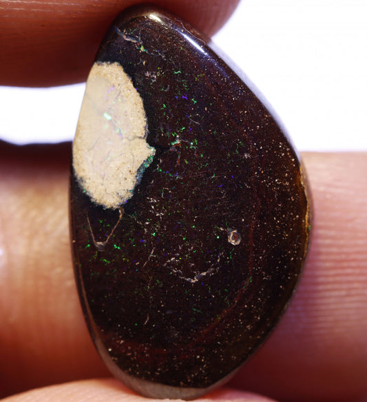 Australian Queensland Boulder Matrix opal Polished Gemstone 11.75cts From Yowah some bits of blue/green 21x13x4mm BFO1067