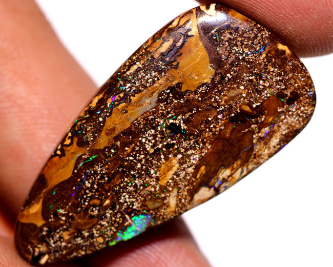 Australian Queensland Boulder Matrix opal Polished Gemstone 44cts From Yowah some bits of blue/green  40x20x7mm BFO549