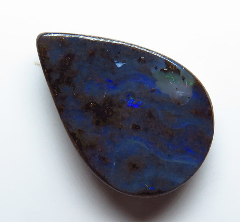 Australian Queensland Boulder opal Polished Gemstone 9.36cts From Winton with bits of colour 20x14x4mm BFO37