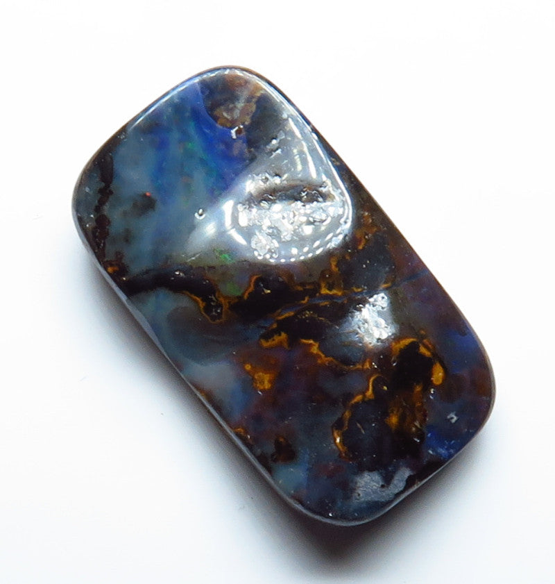 Australian Queensland Boulder opal Polished Gemstone 9.54cts From Winton with bits of colour 20x11x5mm BFO15
