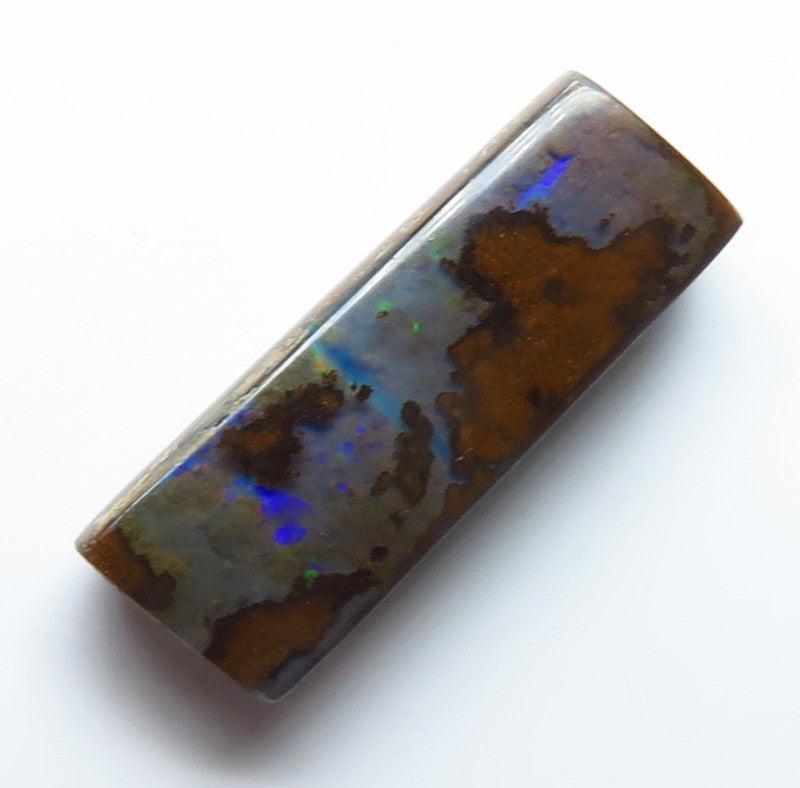 Australian Queensland Boulder opal Polished Gemstone 6.89cts From Winton with bits of colour 20x7x4mm BFO17