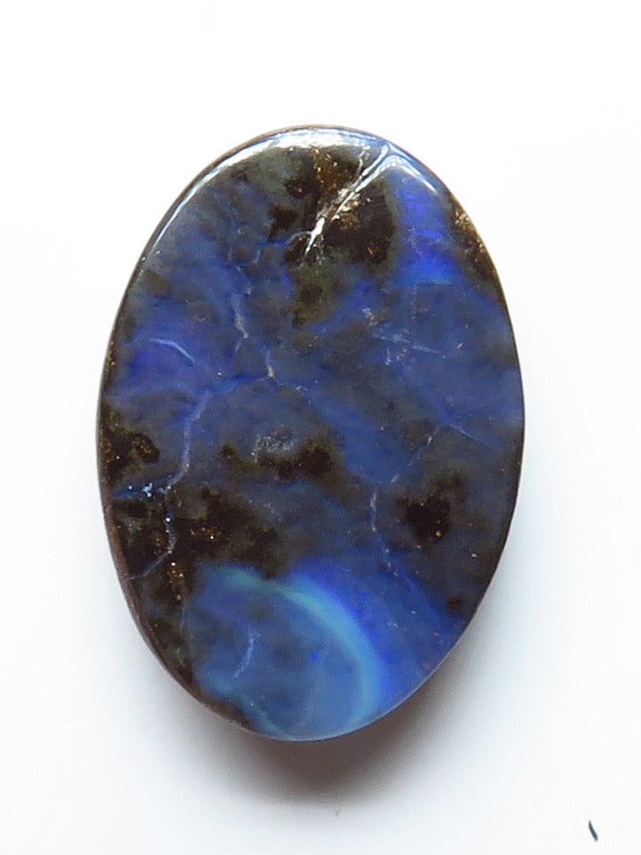 Australian Queensland Boulder opal Polished Gemstone 10.95cts From Winton with bits of colour 20x14x4mm BFO08