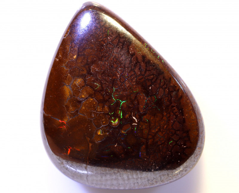 Australian Queensland Boulder Matrix opal Polished Gemstone 29cts From Yowah some bits of multicolours 21x17x8mm BFO881