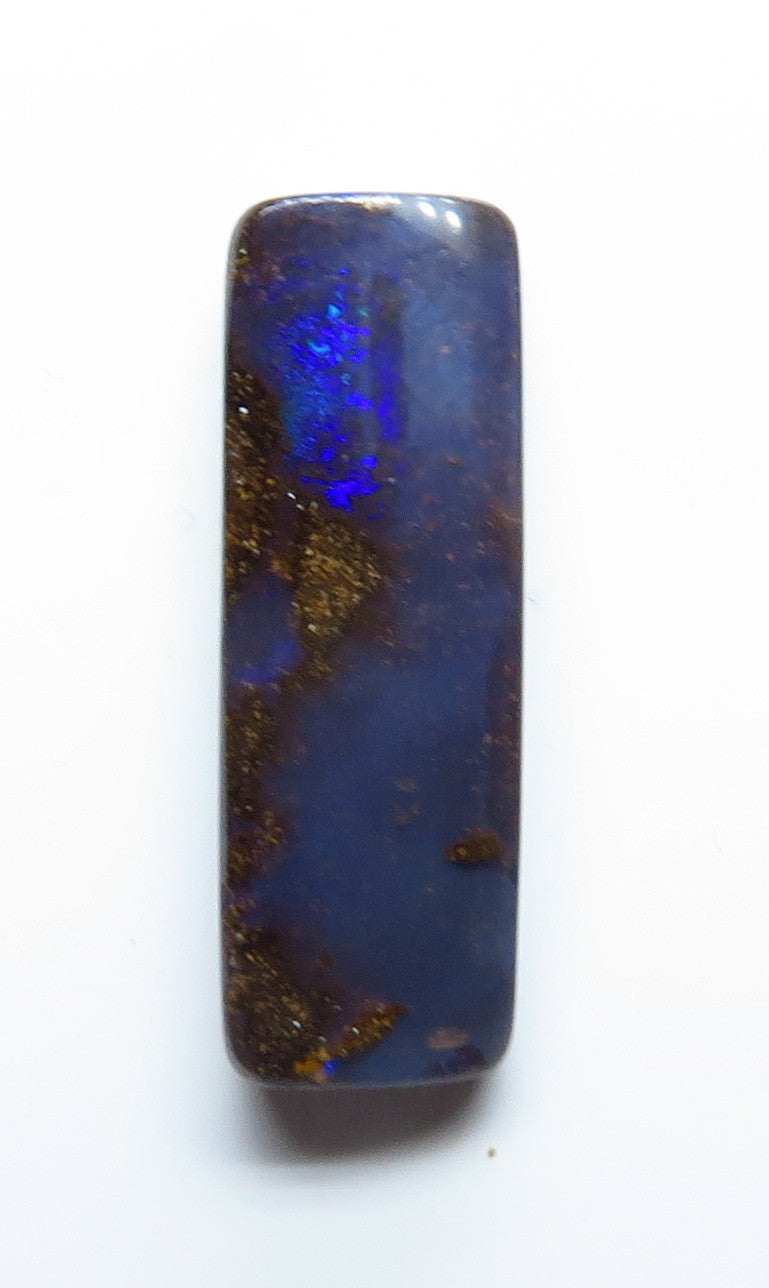Australian Queensland Boulder opal Polished Gemstone 7.54cts From Winton with bits of colour 22x7x4mm BFO19
