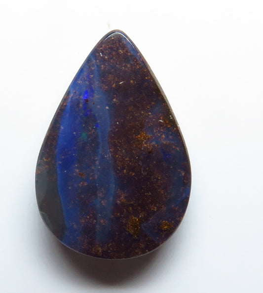 Australian Queensland Boulder opal Polished Gemstone 9.58cts From Winton with bits of colour 20x14x4mm BFO38