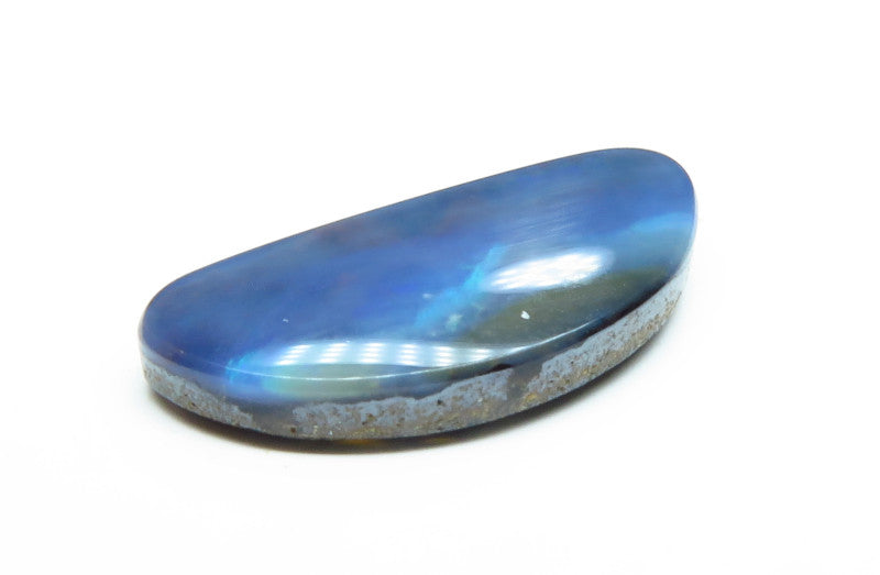 Australian Queensland Boulder opal Polished Gemstone 4.51cts From Winton with some blue colours 18X8X3mm BFO35