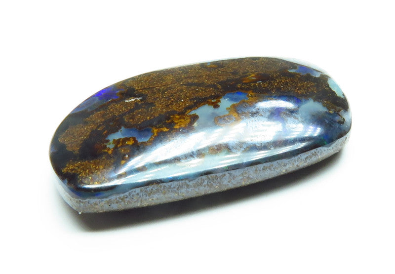 Australian Queensland Boulder opal Polished Gemstone 8.73cts From Winton with bits of colour 21x13x4mm BFO12