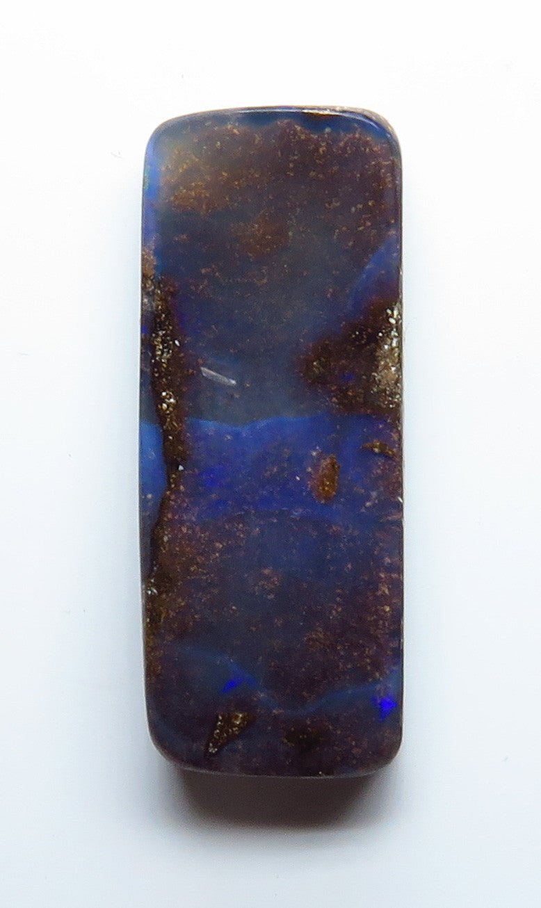 Australian Queensland Boulder opal Polished Gemstone 7.62cts From Winton with bits of colour 22x9x4mm BFO20