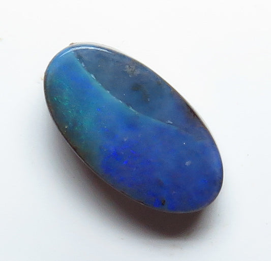 Australian Queensland Boulder opal Polished Gemstone 2.75cts From Winton with some blue green colours 14x7x2mm BFO25