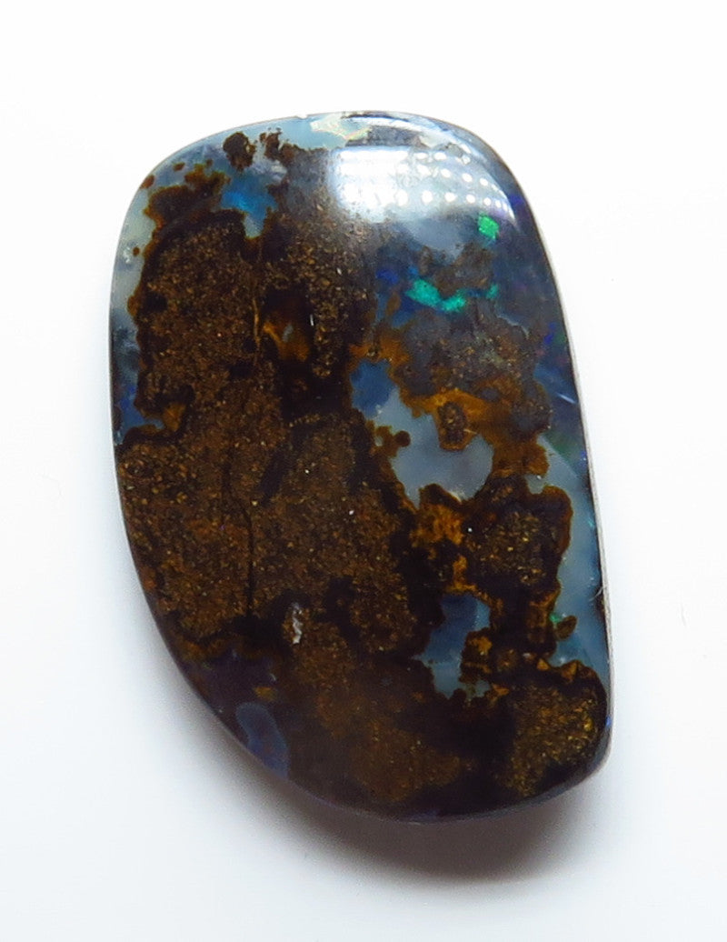 Australian Queensland Boulder opal Polished Gemstone 8.73cts From Winton with bits of colour 21x13x4mm BFO12