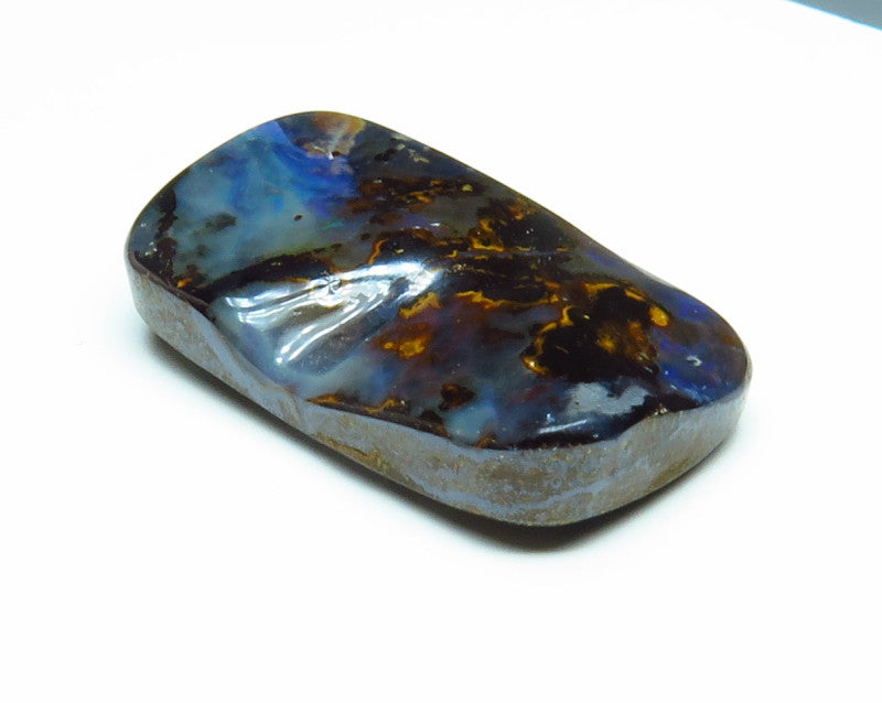 Australian Queensland Boulder opal Polished Gemstone 9.54cts From Winton with bits of colour 20x11x5mm BFO15