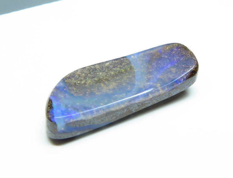 Australian Queensland Boulder opal Polished Gemstone 4.10cts From Winton with some blue colours 18x8x3mm BFO36