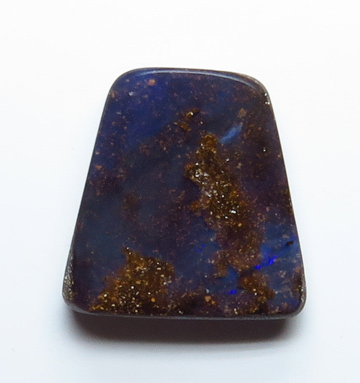 Australian Queensland Boulder opal Polished Gemstone 4.90cts From Winton with bits of colour 13x13x3mm BFO07