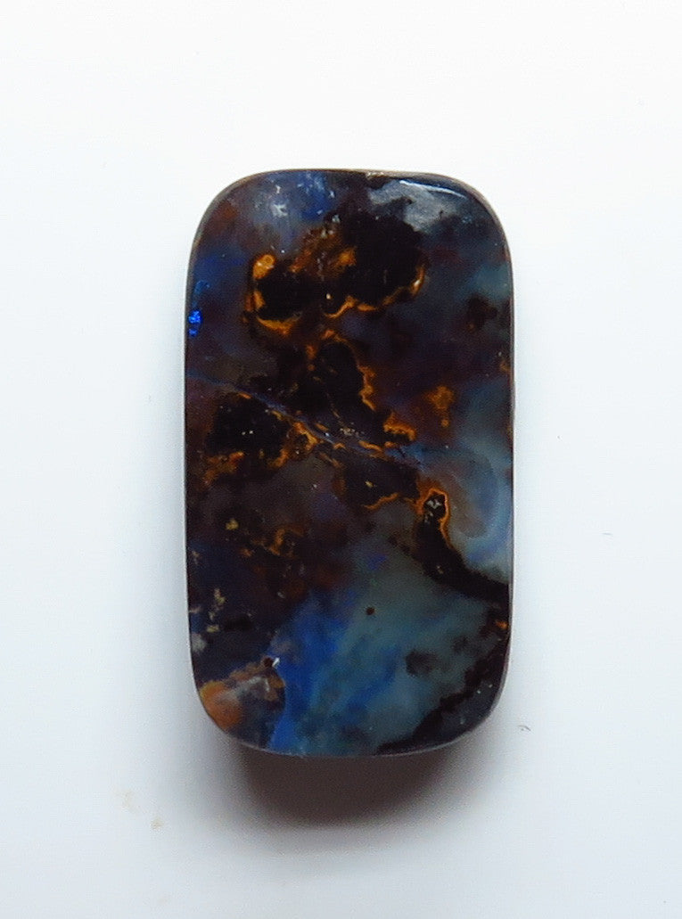 Australian Queensland Boulder opal Polished Gemstone 9.54cts From Winton with bits of colour 20x11x5mm BFO15