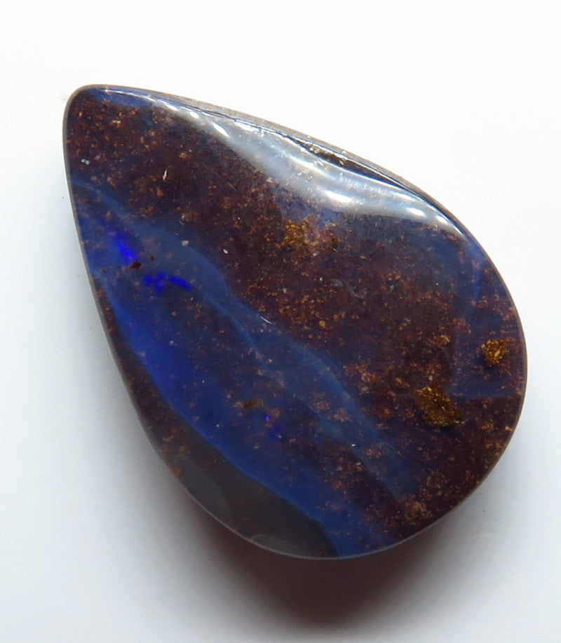 Australian Queensland Boulder opal Polished Gemstone 9.58cts From Winton with bits of colour 20x14x4mm BFO38
